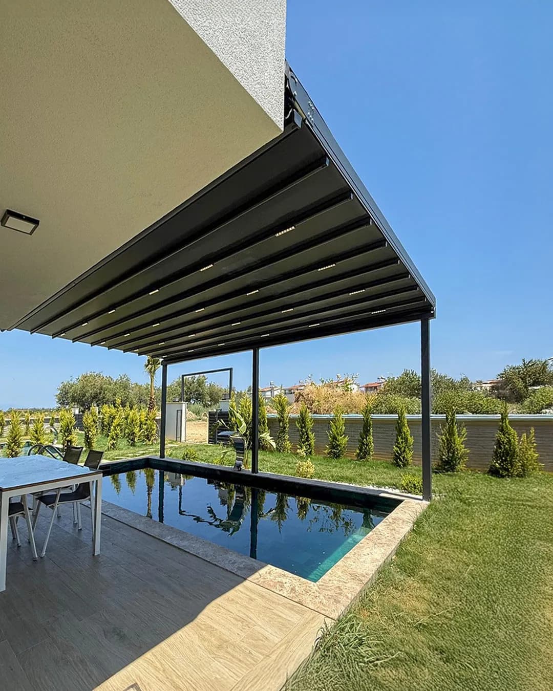 Otomatik Pergola Tente 3D