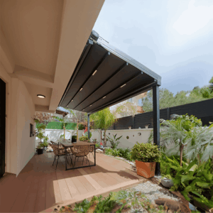 Otomatik Pergola Tente Sistemi (15 m² Alana Kadar) - Özel Üretim